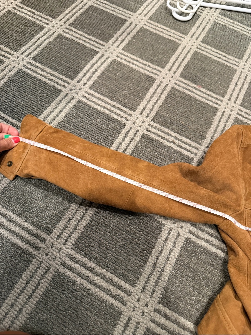 Madewell Suede Utility Jacket in Tan Brown - Picture 6 of 7
